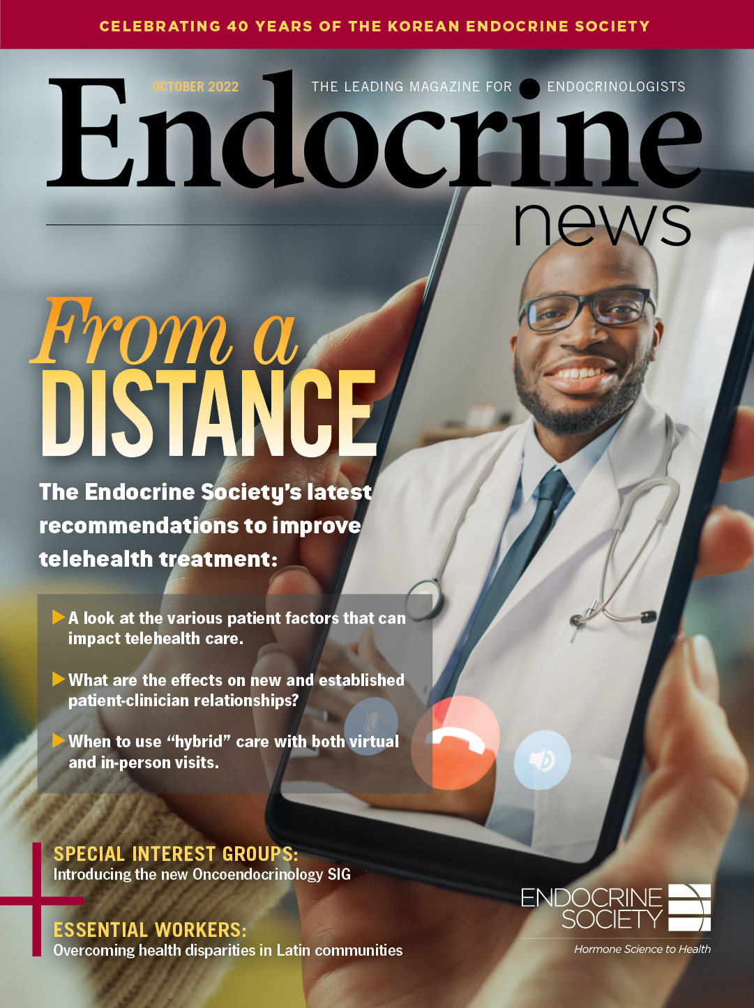 From A Distance: The Endocrine Society’s Newest Perspective Statement on Telehealth Encourages Individualized Care